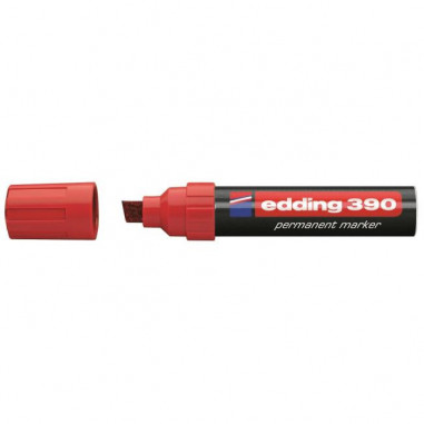 Permanentný popisovač edding 390 červený