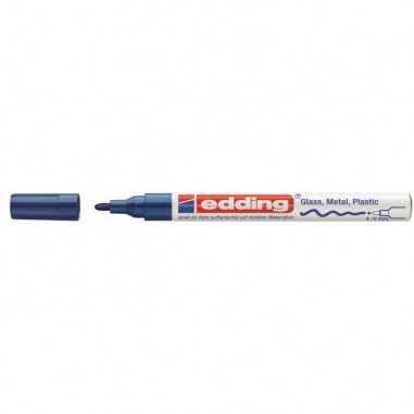 Lakový popisovač edding 751 modrý