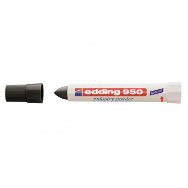 Priemyselný voskový popisovač edding 950 čierny