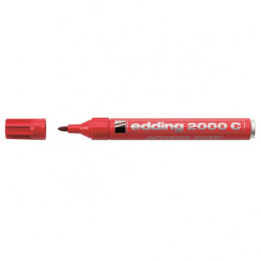 Permanentný popisovač edding 2000C červený