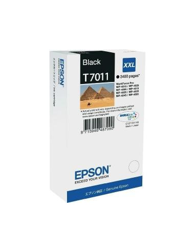 Atramentová náplň Epson T7011 black XXL C13T701140 pre WP4000/WP4500 (3.400 str.)