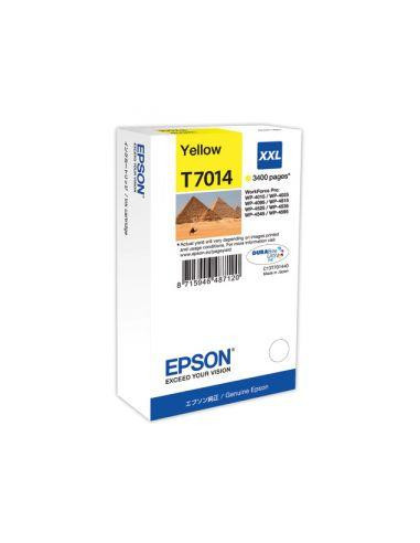 Atramentová náplň Epson T7014 yellow XXL C13T701440 pre WP4000/WP4500 (3.400 str.)