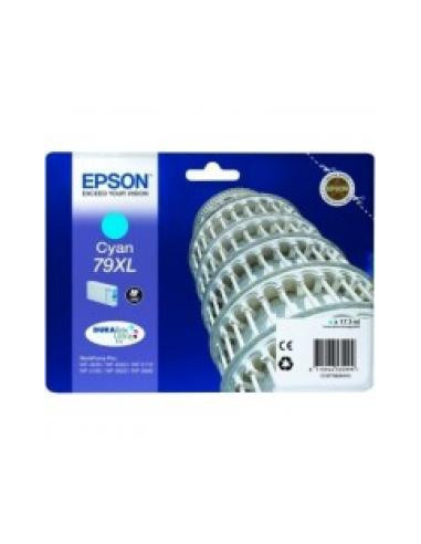 Atramentová náplň Epson C13T790240 cyan XL 79XL pre WF-5620/5690/5190/5000 (2.000 str.)