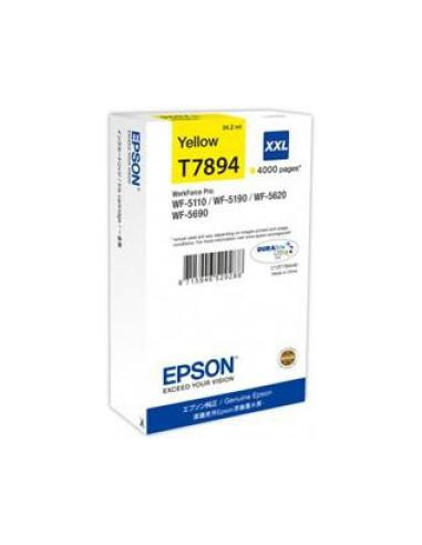 Atramentová náplň Epson C13T789440 yellow XXL pre WF-5620/5690/5190/5000 (4.000 str.)