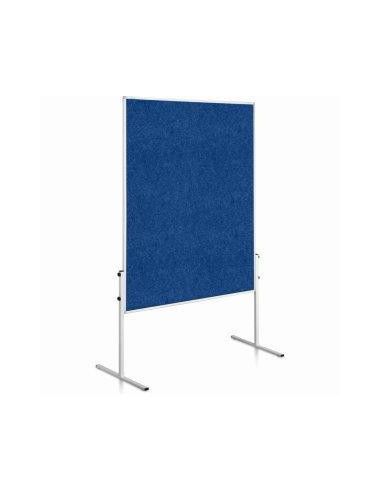 Moderačná tabuľa plstená 150x120 cm ECONOMY modrá neskl.