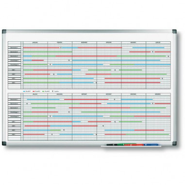 Plánovacia tabuľa PREMIUM na dlhodobé projekty 60x90 cm