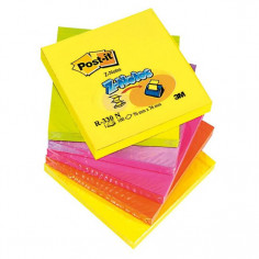 Z-bloček Post-it, 76x76 mm, neónové farby, 6 bločkov po...