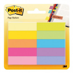 Záložky Post-it papierové, 12,7x44,4 mm