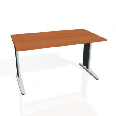Rokovací stôl Flex, 140x75,5x80 cm, čerešňa/kov