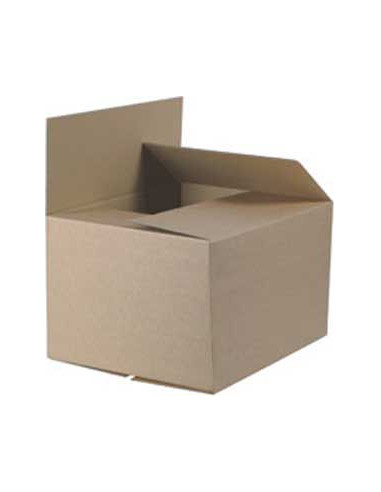 Krabica s klopou hnedá 410x320x250 mm